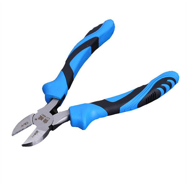 Hardware tools 55# steel oblique pliers insulation labor-saving oblique pliers manual non-slip eccentric pliers