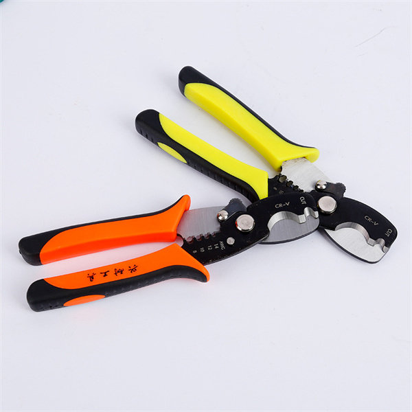 Multifunctional wire stripper Manual wire pulling pliers crimping pliers peeling pliers cable stripping pliers