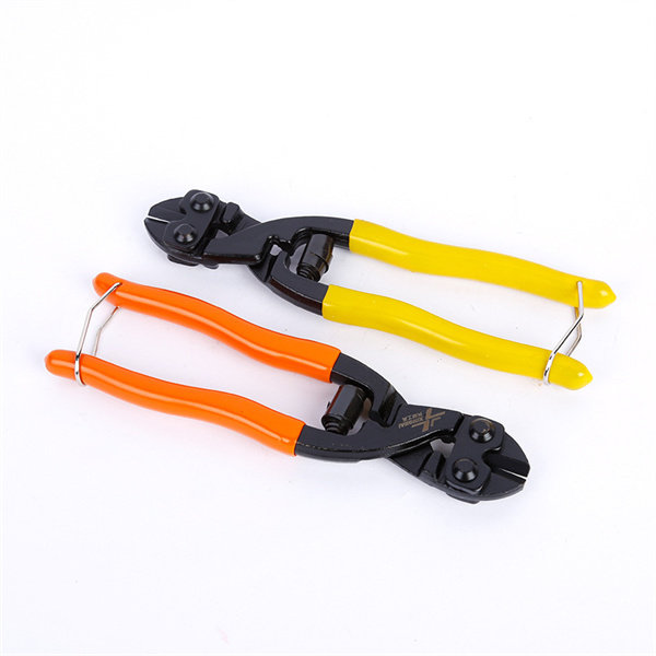 Mini strong shear 8 inch wire cutters manual flat mouth chrome vanadium steel labor-saving mini breaker