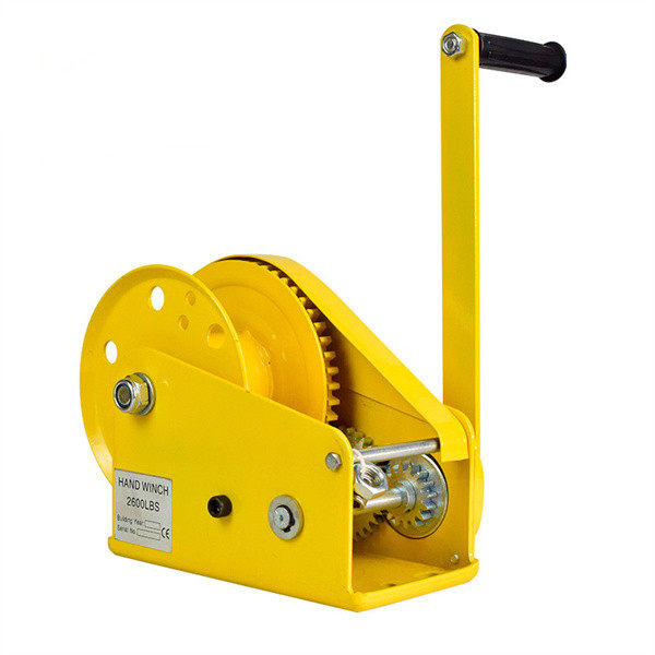 Two-way self-locking hand winch 1200LBS self-braking hand winch 1800 lb winch wire rope tractor