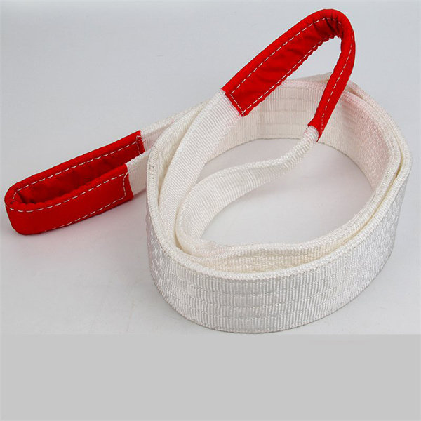 White polypropylene lifting sling 3 meters 5 meters 10 meters industrial canvas nylon crane sling 1 ton 8 ton sling