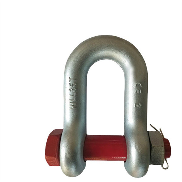 Heavy-duty shackle Bow straight shackle Horseshoe-shaped D-shaped U-shaped lifting ring Marine hardware lock 1-55t