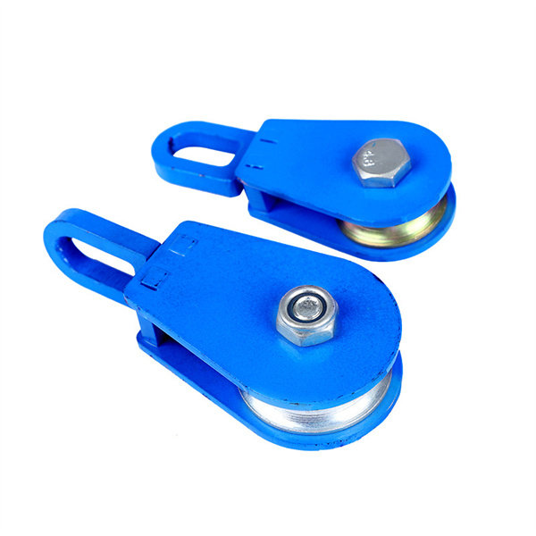 Overall miniature pulley thickened lifting cast steel pulley single wheel pulley 0.4t micro lifting pulley