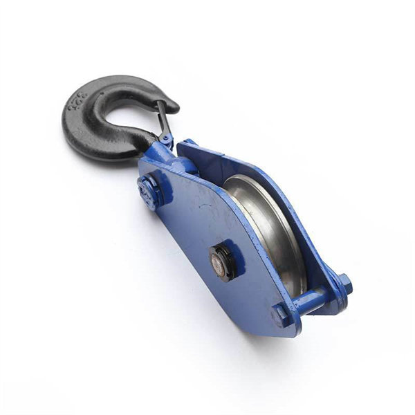 Lifting pulley lifting pulley single wheel 3t-10t open-type national standard pulley multi-specification pulley group pure steel wheel