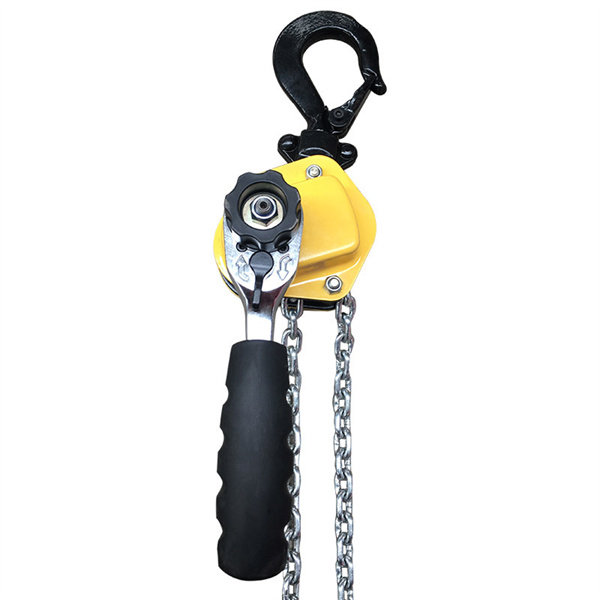 Miniature mini hand hoist 0.25 tons 0.75T chain hoist 1.5 meters light and small hand plate hoist