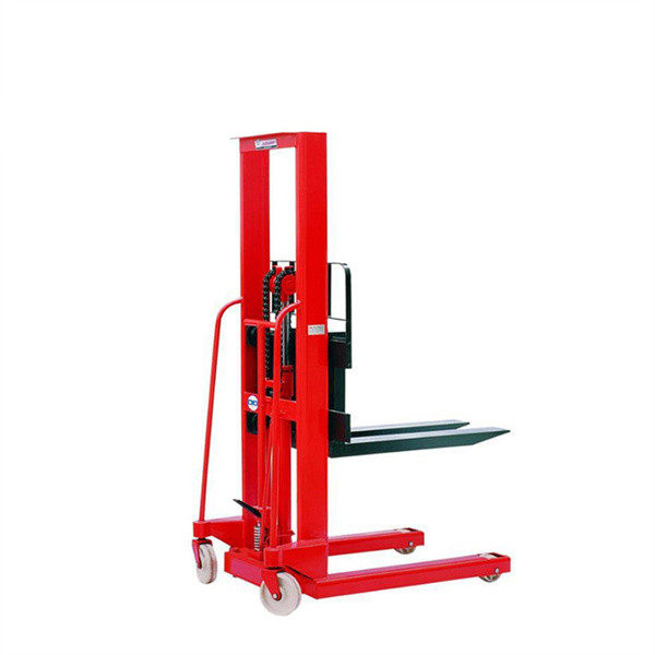 1 ton manual hydraulic lift truck 2 ton forklift lift loading and unloading truck 1T stacker