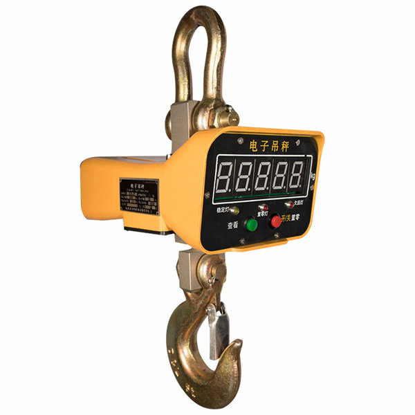 Electronic crane scale 3 tons wireless with printing hook scale 5 hand-held instrument bluetooth connected driving scale 20 hanging pound