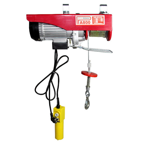 PA800 household 220V miniature electric hoist 500-1000kg 12m small electric hoist small crane