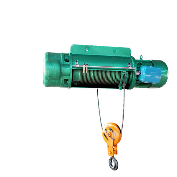 CD type wire rope electric hoist running electric lift 380V 1 ton 6 meters fixed lifting electric hoist