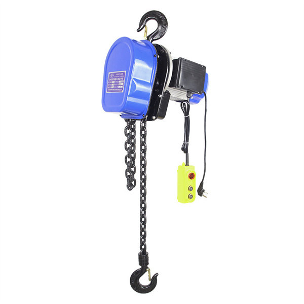 New 220V electric chain hoist 1 ton 2T3 ton household electric hoist 3 meters 6M9 meters inverted chain crane