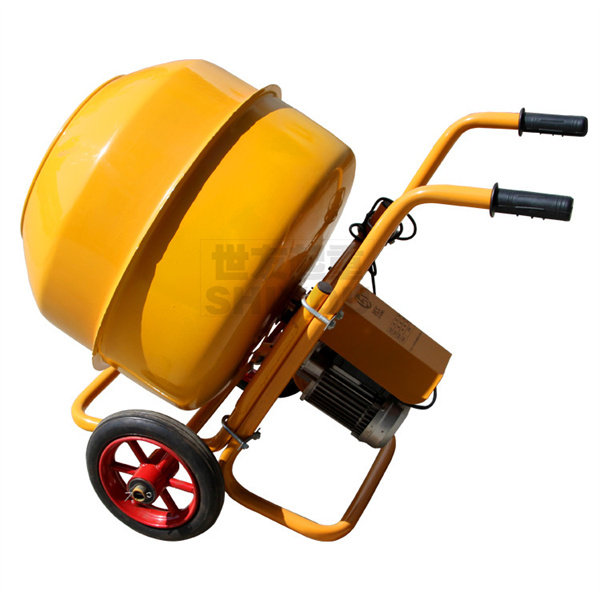 Mixer household 220v concrete mixer construction site cement sand stone small mobile drum mixer 400