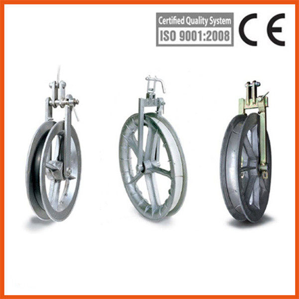 Small light single conductor pulleys