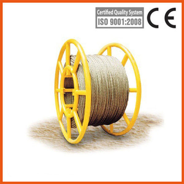 Galvanised steel wire rope as pulling rope