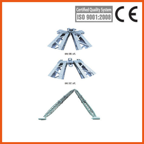 Aluminum alloy A-shape lattice-like gin pole