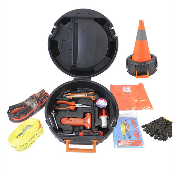 Vehicle Toolbox Road Cone Warning Light Hardware Toolbox Vehicle Tools