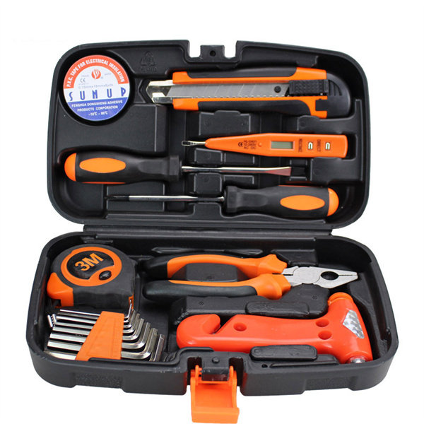 Household hardware toolbox tool set tool set small 17-piece set 002-11