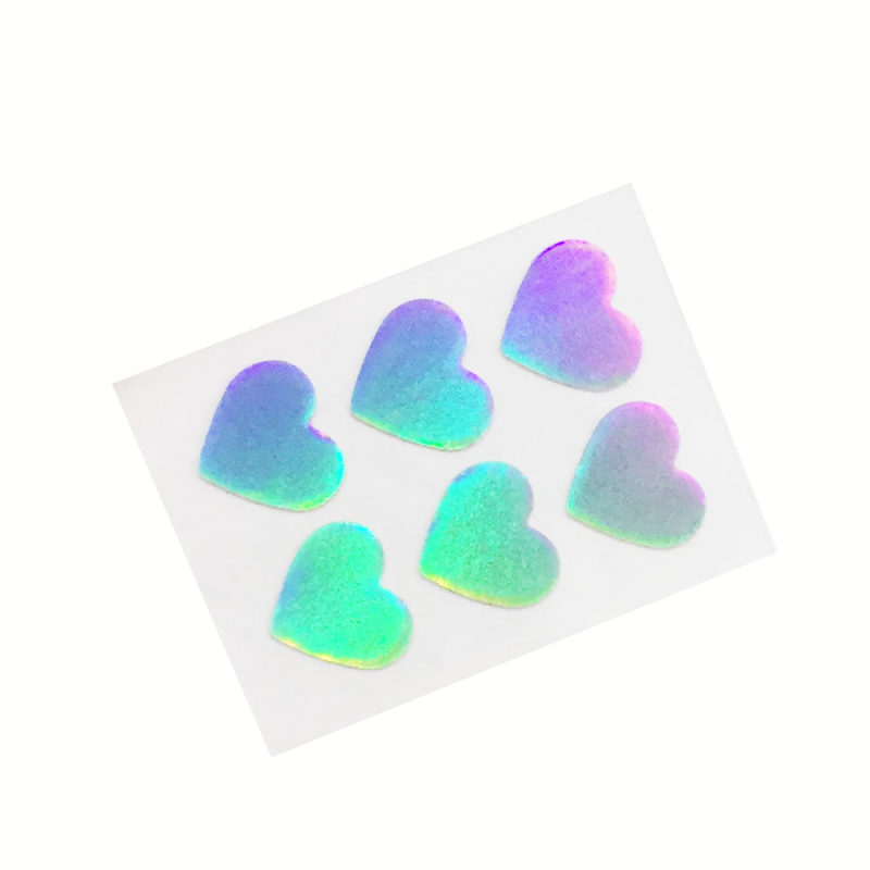 Sweet heart Holographic Hydrocolloid Acne Zit Sticker Patch