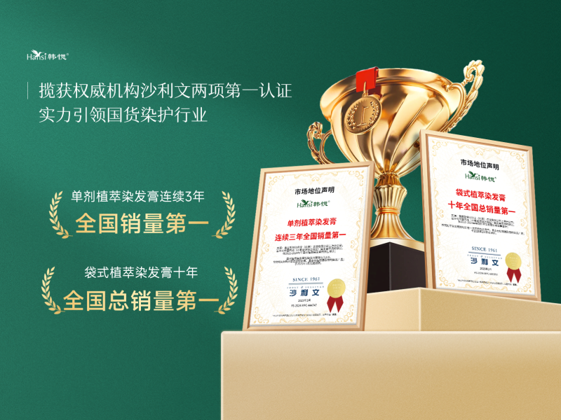 国货第一！韩愢再获沙利文权威认证，是首创者也是销量第一