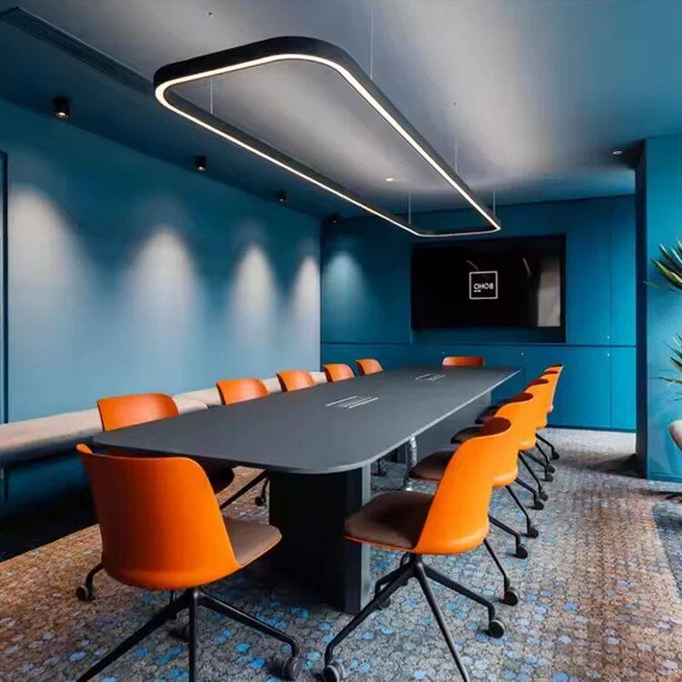 Curved Rectangle LED Chandelier