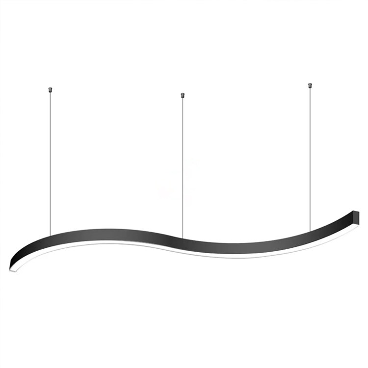 LED Curve Chandelier Lamp