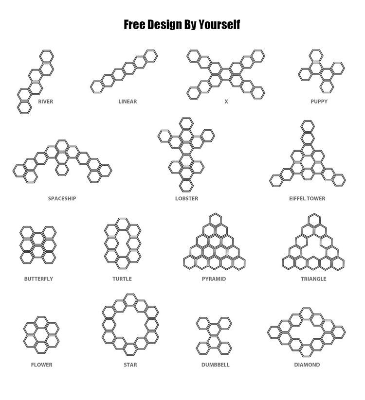 Hexagonal-Linear-Light
