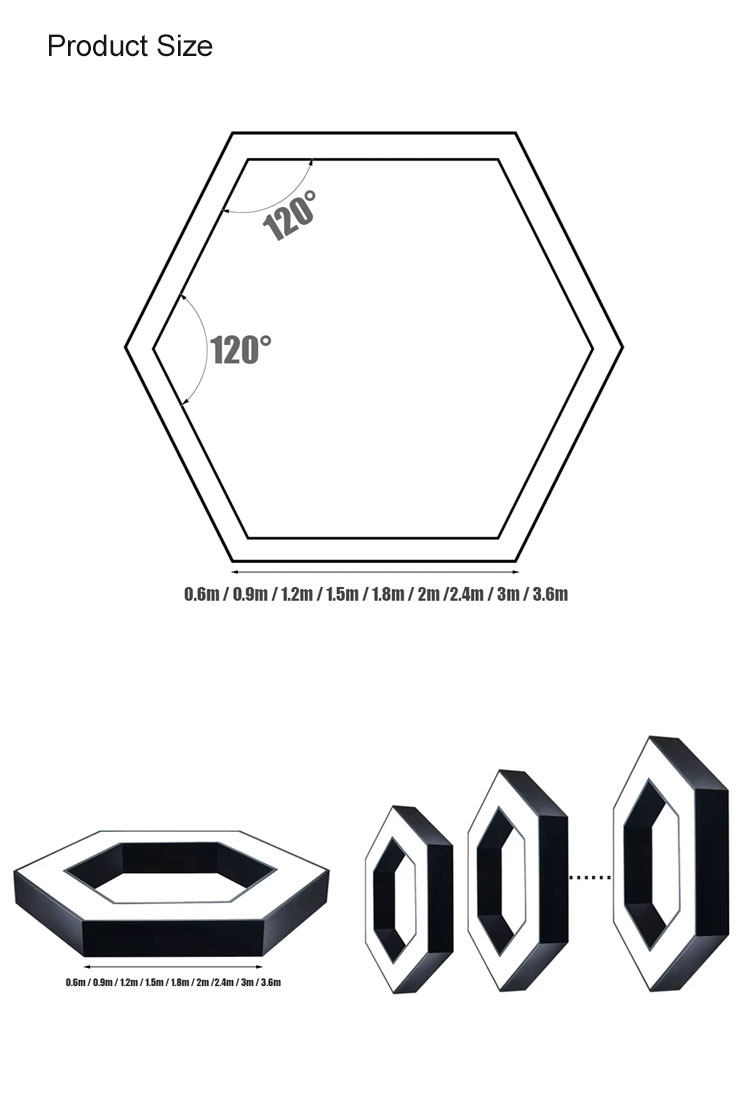 Hexagonal-Linear-Light
