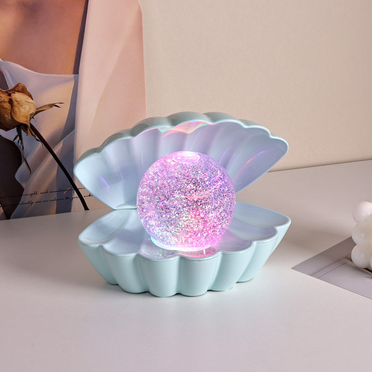Pearl Shell LED Night Light