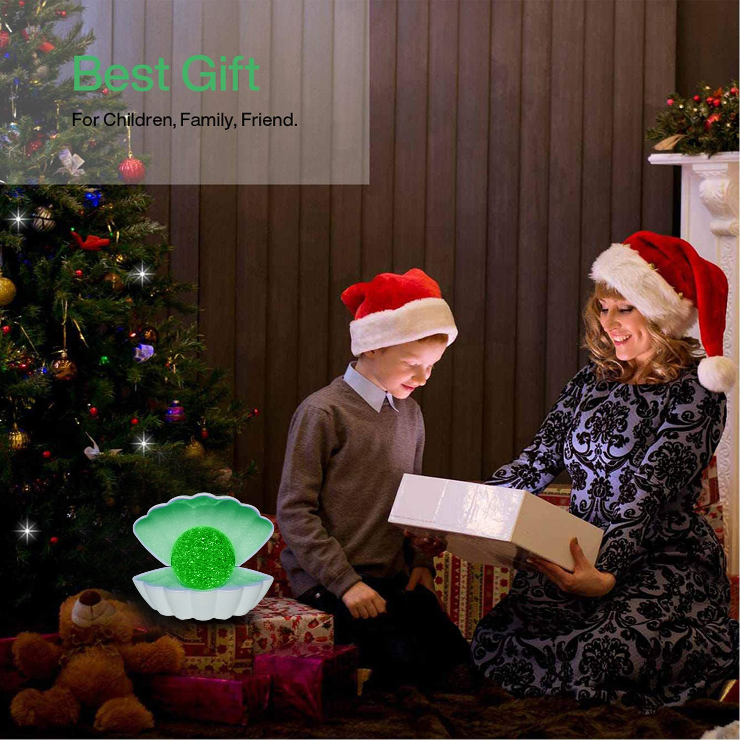 Pearl Shell LED Night Light