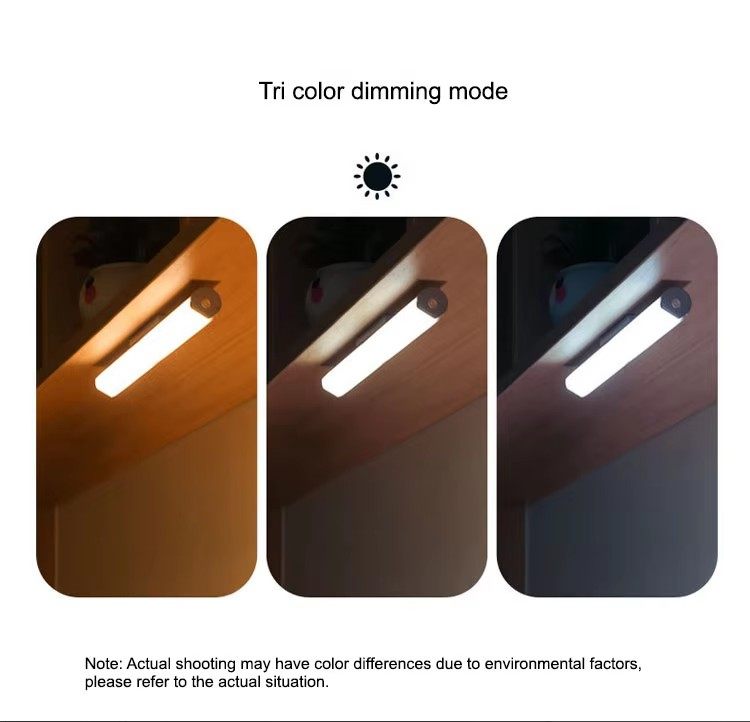 Round motion sensor light