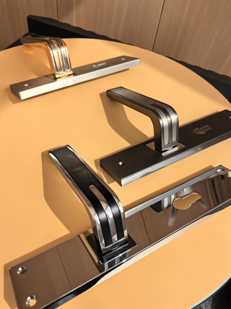 Stylish Colorful BGI Metal Door Hardware - Vibrant Design & Warm Touch Experience