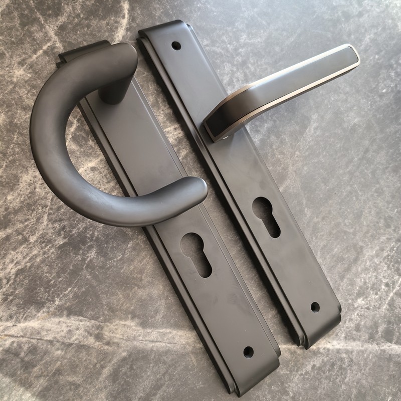 U-shaped handle door lock entry-door handle