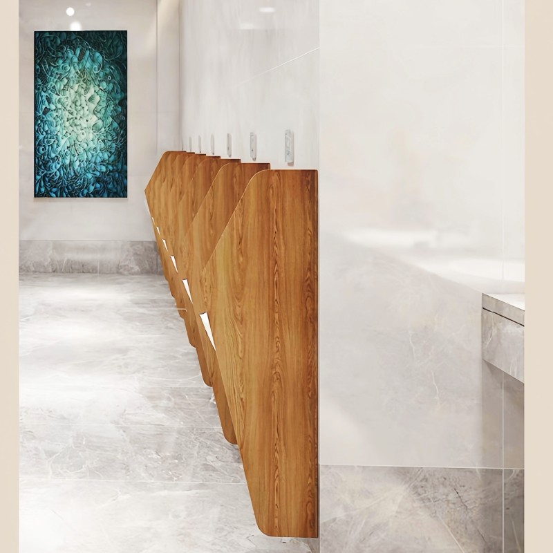 Space-Saving Urinal Privacy Wall Panel for Tight Spaces
