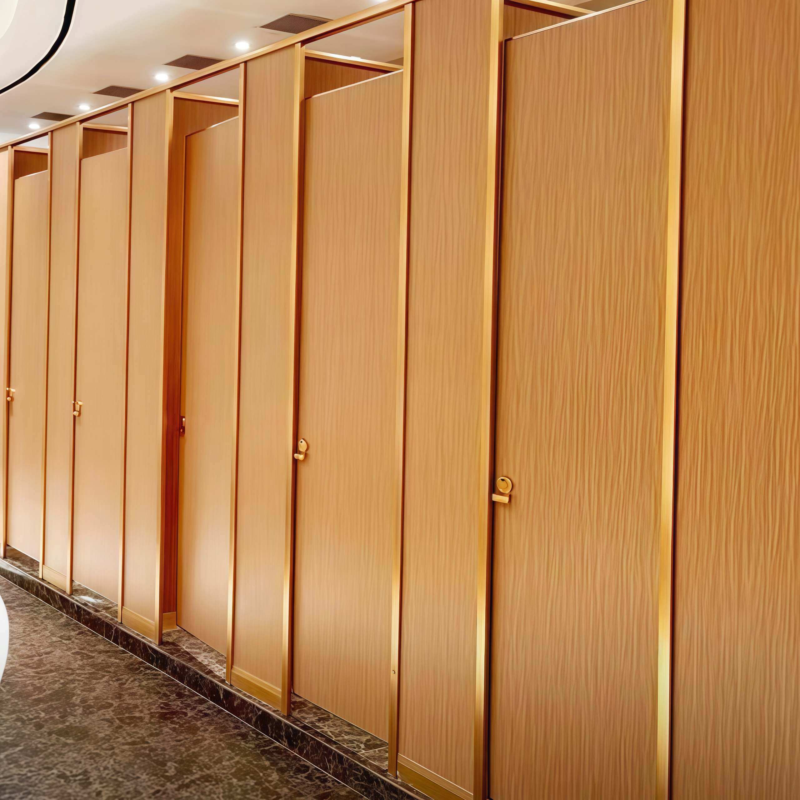 Quick Install Toilet Cubicle Panels | Scratch Resistant Laminate