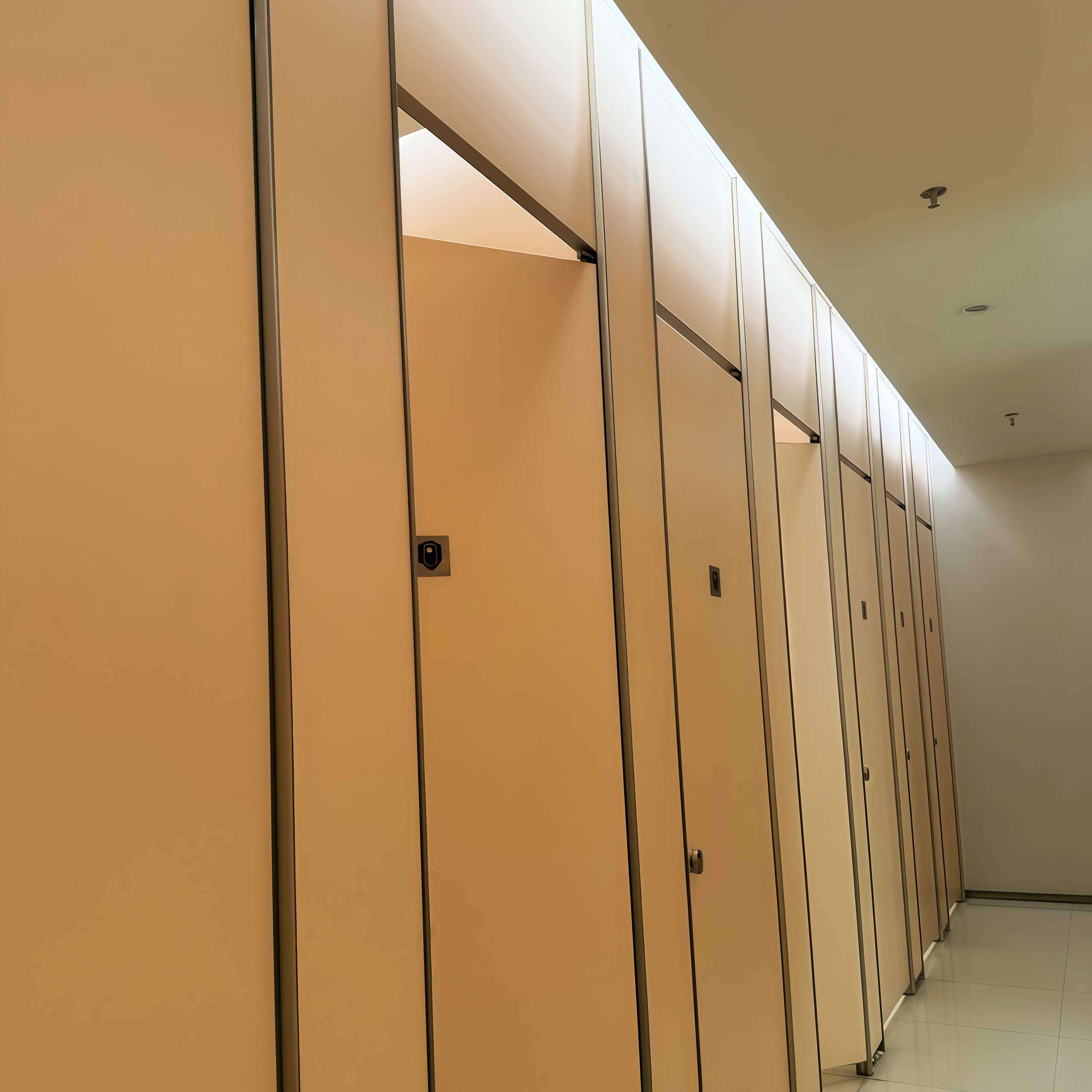 Hygienic Cubicle In Toilet Divider Kit With Odor Control