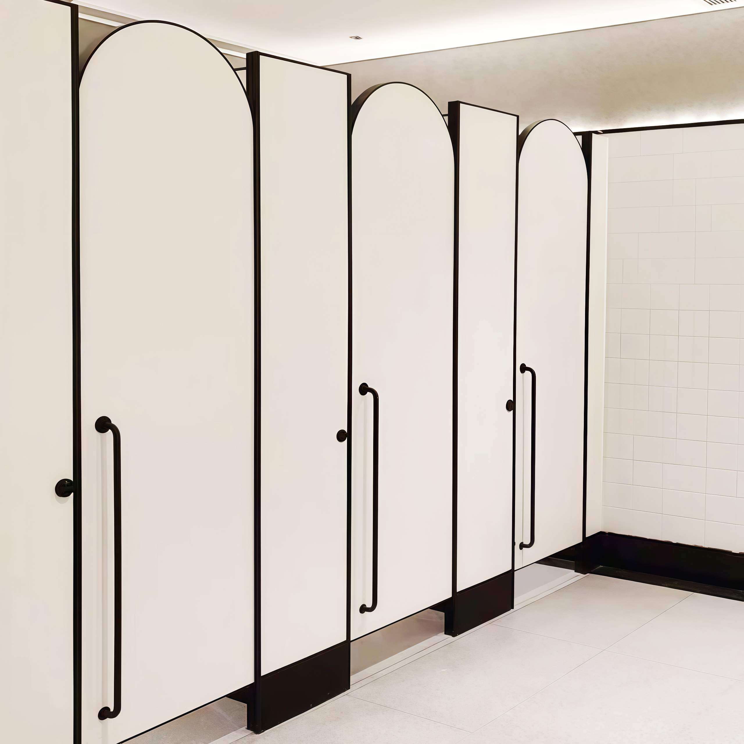 Easy Reach Disabled Toilet Cubicle Size Hardware Bundle