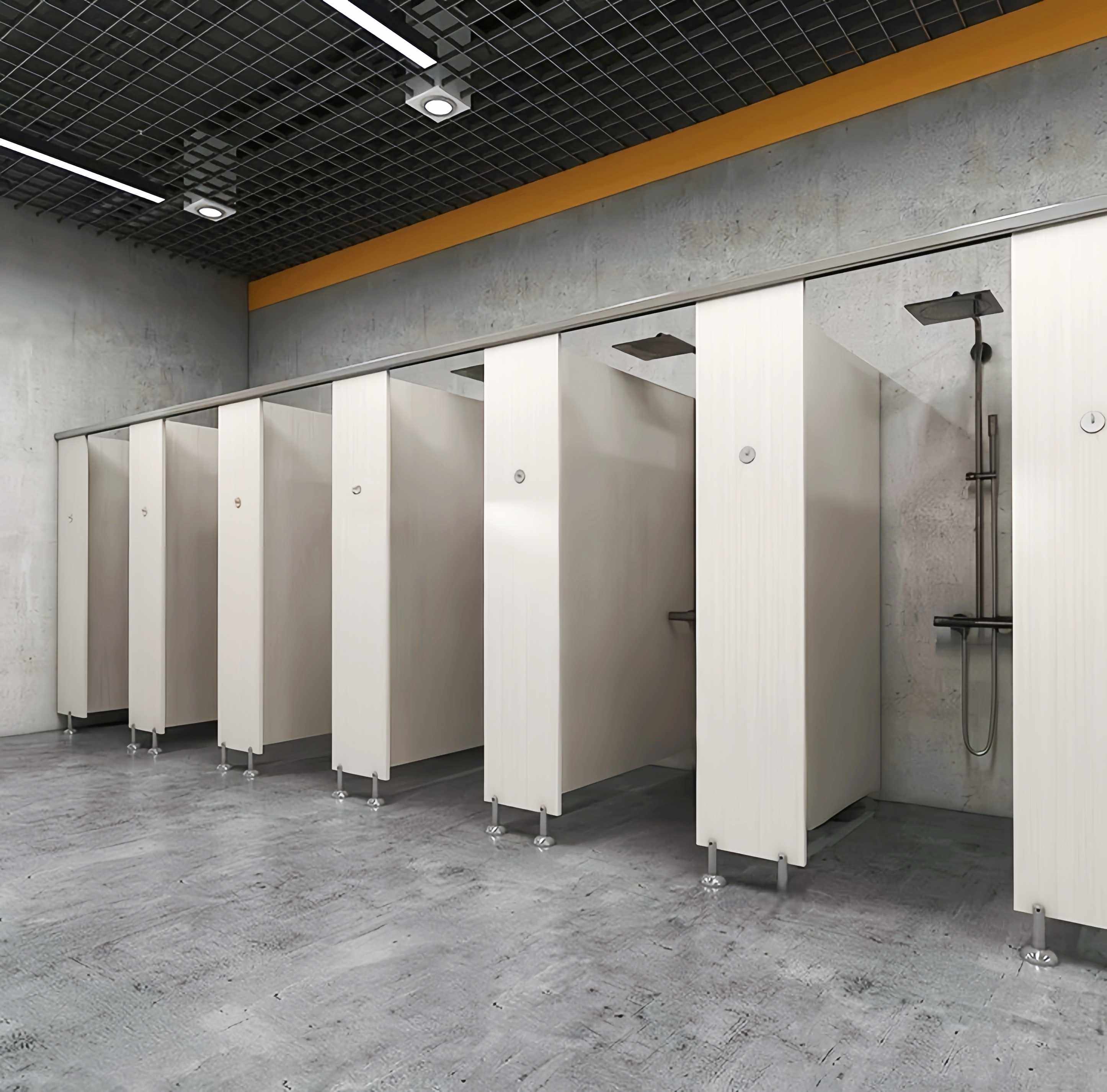 Bathroom Shower Partition Wall