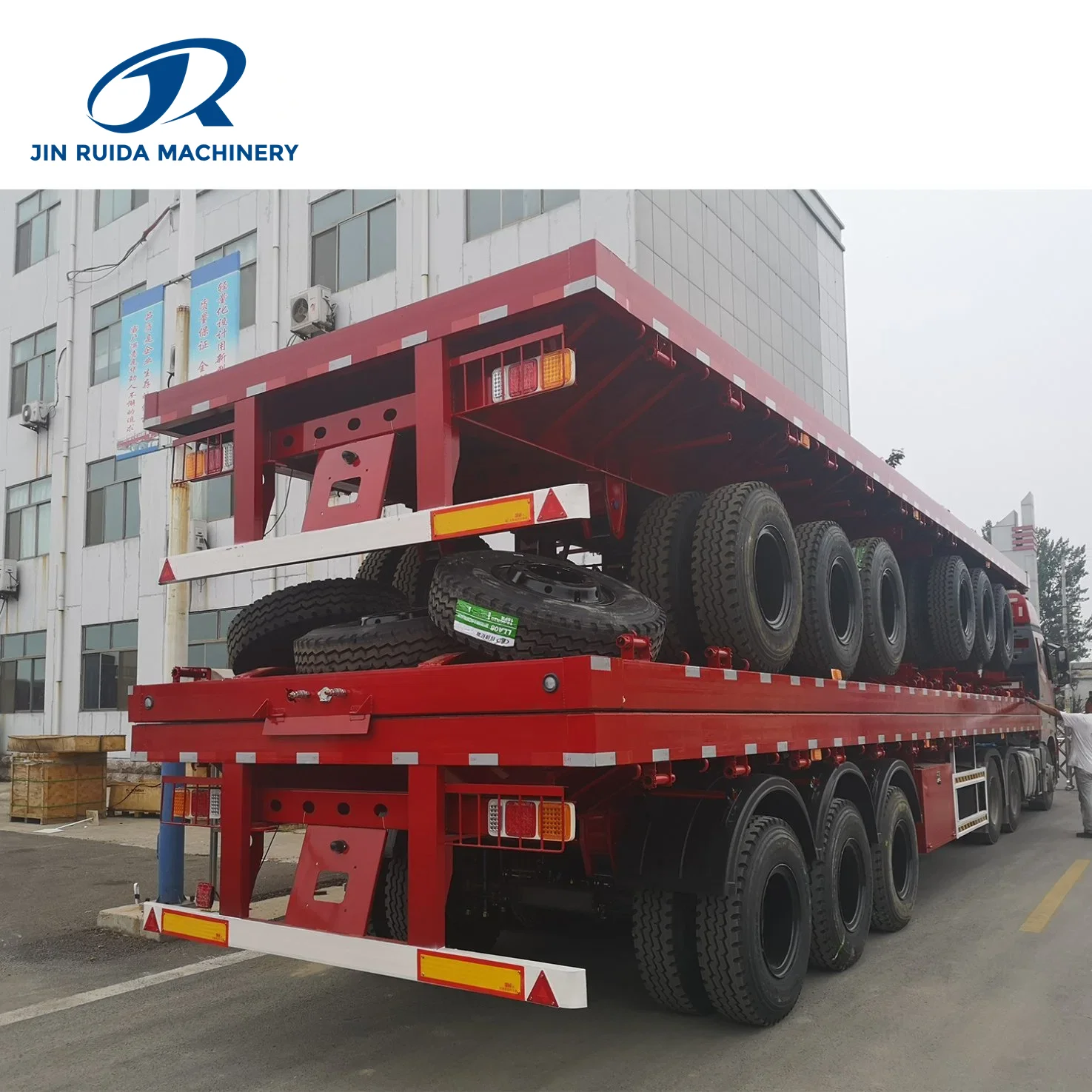 40FT Container Flatbed Semi Trailer