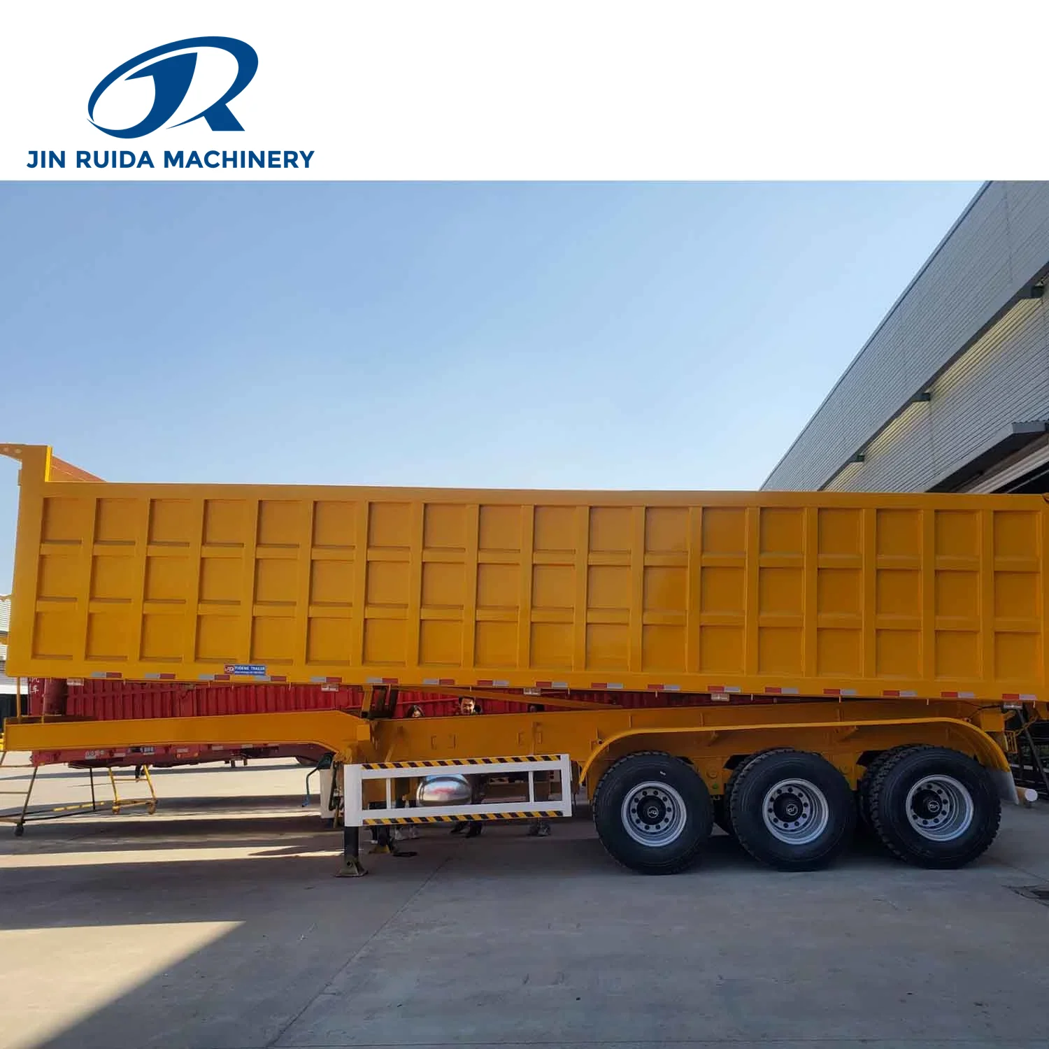 3 Axles Rear Dumper Semi Trailer