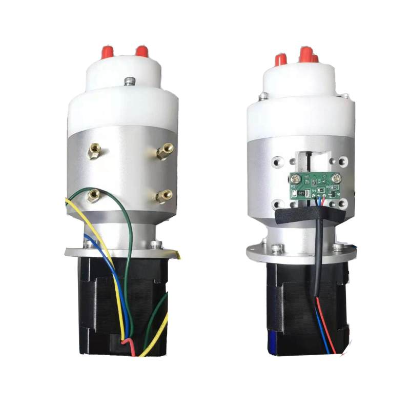 マルチチャネル・ラバーカップを使ってポンプ<br>Multi-channel Plunger Pump