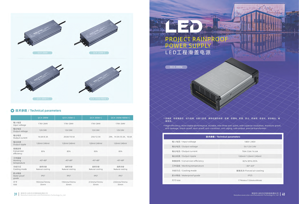 Waterproof Power Details Rainproof Display