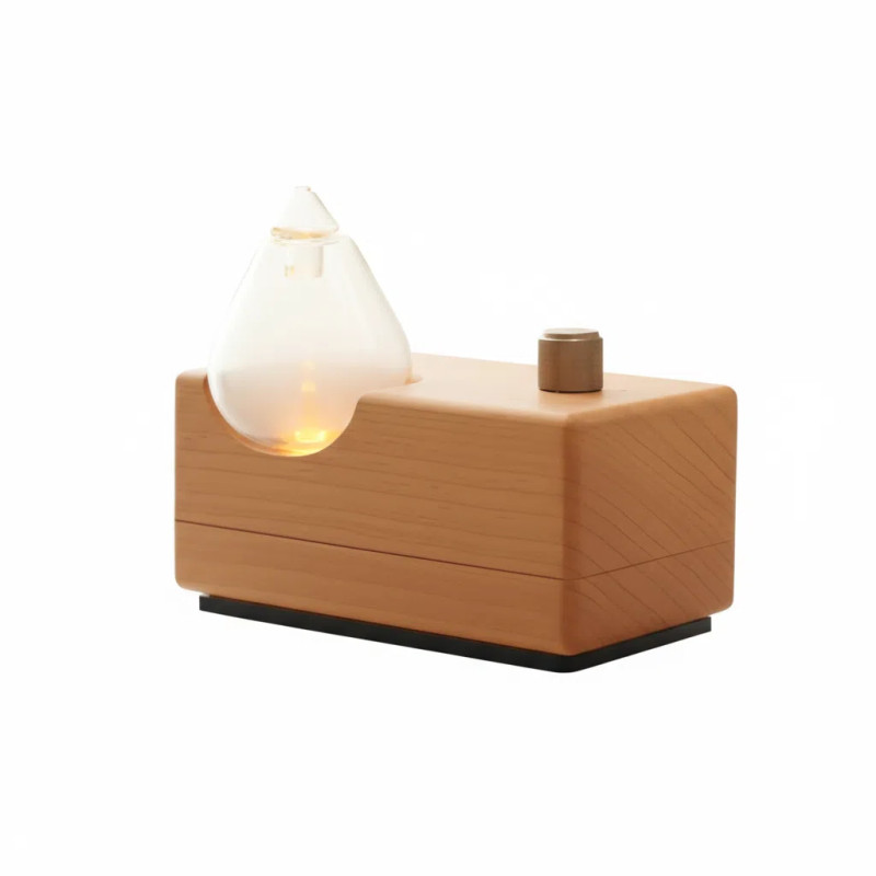 Aromatherapy Diffuser Young Living Essential Oil Diffuser Wood and Glass Aroma Diffuser Ultrasonic for Meditation