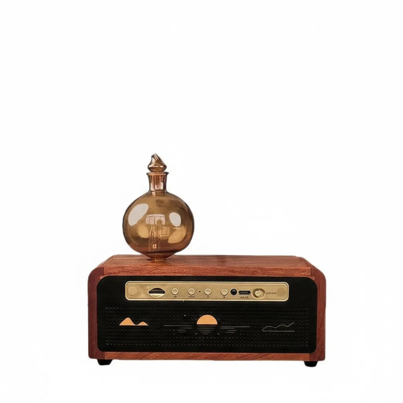 Aromatherapy Essential Oil Diffuser with Music Premium Indoor Rosewood Essential Oil Spray Classical Bluetooth Tea Ceremony Gift