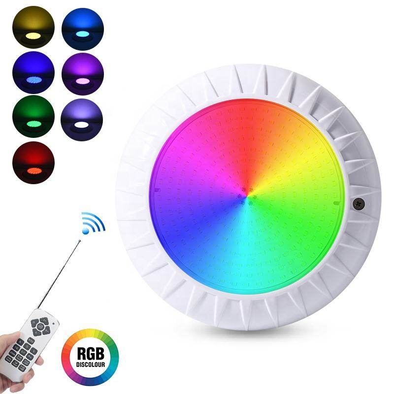 ABS Tuya Wifi Smart Pool Light 12V Dc Ip68 Waterproof Slim Ingroud Underwater Led Rgb Swimming Pool Light