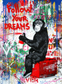 Follow your dreams (monkey Large)