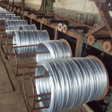 Electro and hot--dipped galvanized iron wire