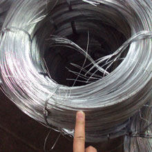 Electro and hot--dipped galvanized iron wire