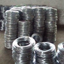 Electro and hot--dipped galvanized iron wire