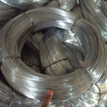 Electro and hot--dipped galvanized iron wire