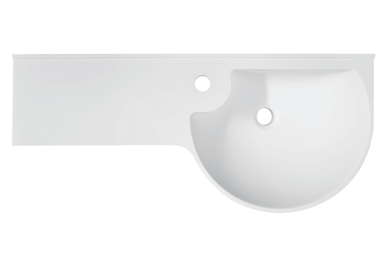 IN009 Customized Small Bathroom Vanity Wall Mounted Wash Basin