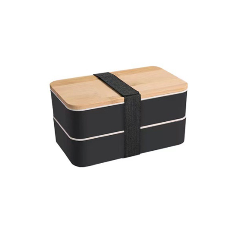 Portable Wheat Straw Lunch Box Set